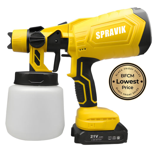 High Pressure Cordless Paint Sprayer with Battery
