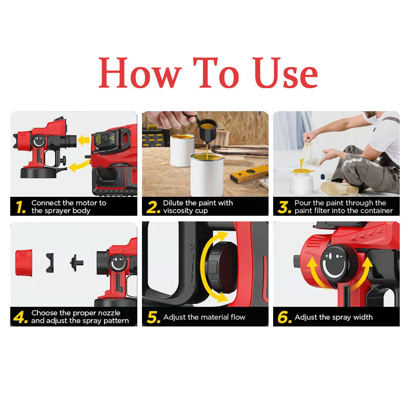 how to use a paint sprayer