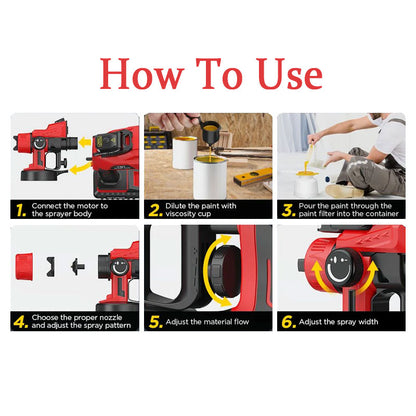 how to use a paint sprayer